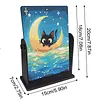 DIY Diamonds Painting Special Shaped Crystal Drill Crafts Mirror Desk Ornament Decor Kit