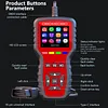 OBD2 Scanner Diagnostic Tool Car Code Reader with Battery Tester Live Data