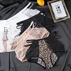High-waisted leopard print comfortable quick-drying breathable briefs