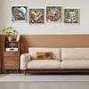 (US Local)4pack Xmas-Special Shaped Diamond Painting Kit(30x30cm)