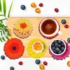 8pcs/set DIY Special Shape Diamond Painting Coasters Kits ( Large Flower)