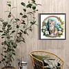 >SALE<DIY Partial Special Shaped Drill Diamond Painting Simple Kitten 40x40cm