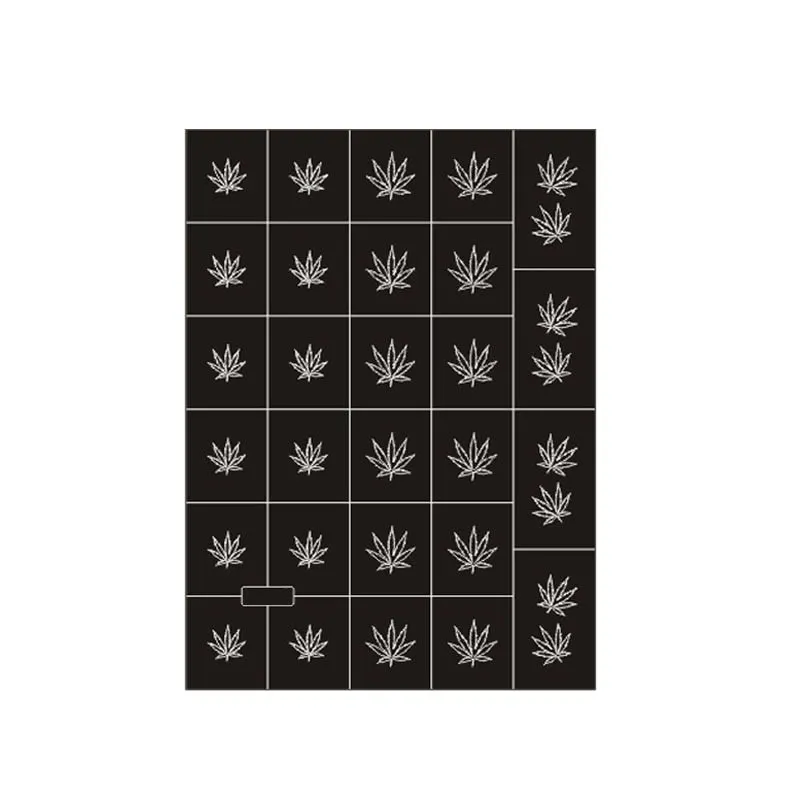 Luxury Design Nail Stamping Stickers Airbrush Nail Art Printing Stencil Decal Sheet Template Self-Adhesive Sliders Manicure Tool-Nail Inspo