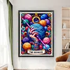 (US Local)Halloween-11CT Stamped Cross Stitch Kit(50x65cm)