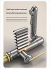 Rotating robotic arm washbasin faucet bathroom vanity sink hand basin hot and cold water faucet