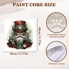 (US Local)Paint By Numbers Kit On Canvas DIY Oil Art Santa Claus Picture Home Decor40x40cm