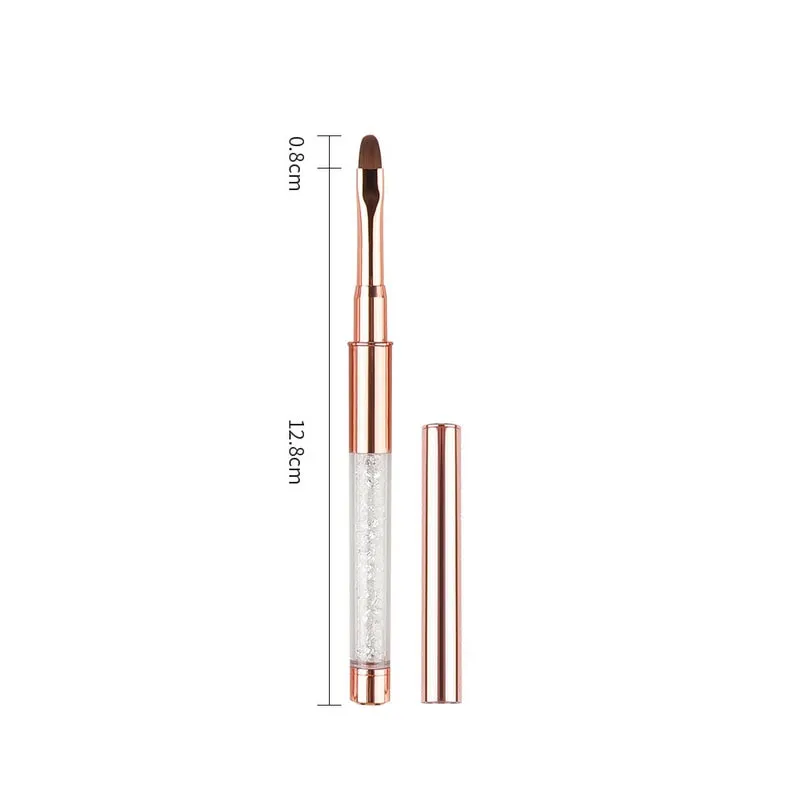 Acrylic 3D Nail Art UV Gel Drawing Painting Brush Sculpting Builder Nails Liner Tips Manicure Tool-Nail Inspo