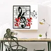 Music Notes-Full Round Diamond Painting 35*35cm
