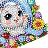 (US Local)PET Double Sided Special Shaped Easter Alphabet DIY Diamond Painting Keychain