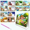 Diamond Painting Country Dog 2027 Paper Calendar Monthly Flip Tabletop Calendar Kit
