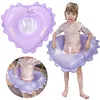 Heart Shape Baby Swim Ring Tube Leakproof Toddler Swimming Ring for Kids Toddles