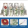 4Pcs Special Shape Flowers Feather 5D DIY Diamond Painting Bookmark for Adults