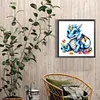 >SALE<5D DIY Full Round Drill Diamond Painting Jewel Happy Dinosaur Home Decor 40x40cm