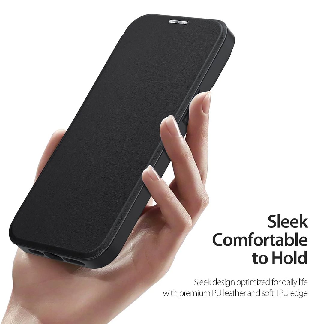 Applicable To iPhone 13/14 Series Strong Magnetic Flip Card Case