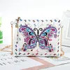 DIY Butterfly Special Shaped Diamond Painting Leather Chain Messenger Bags