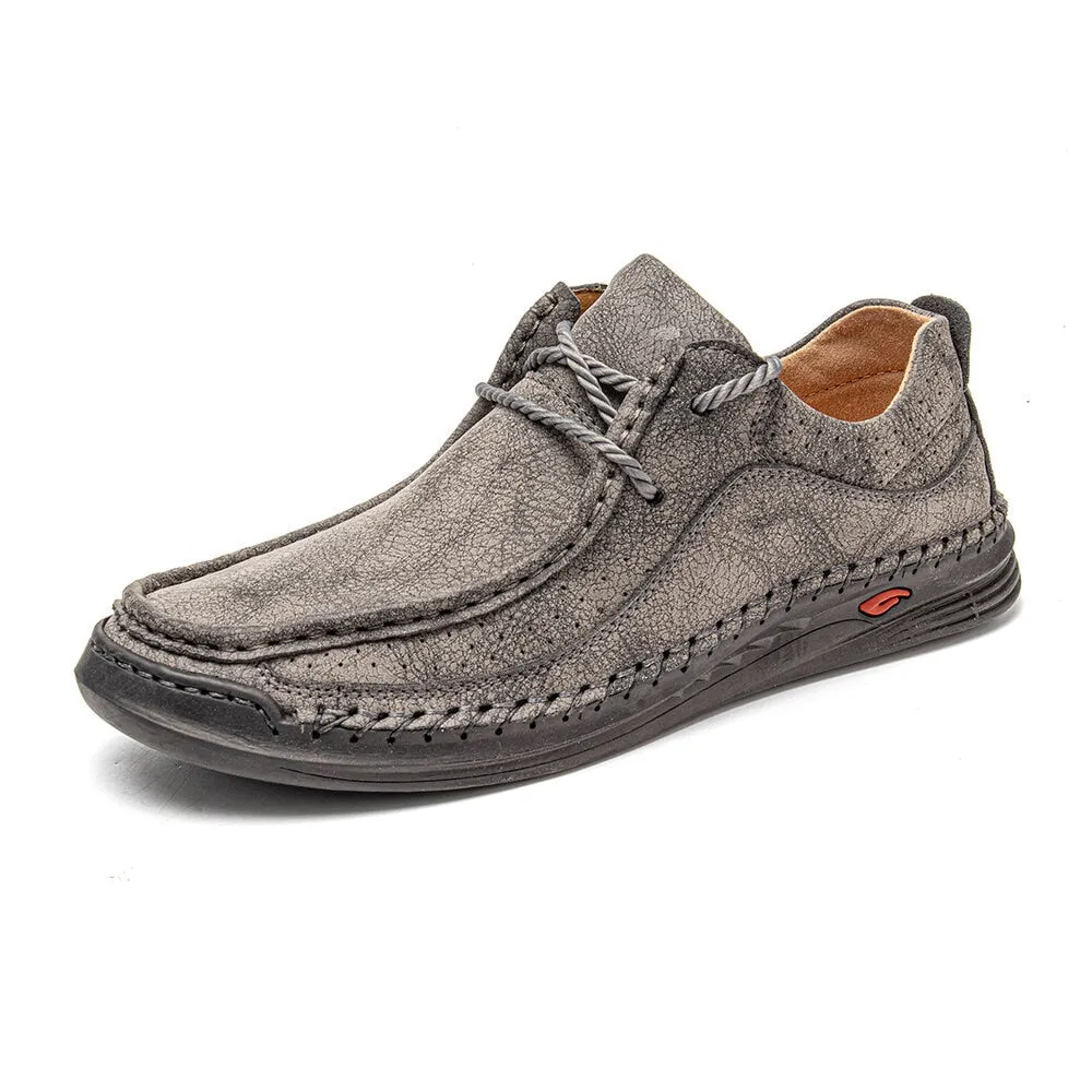 Handmade Leather Shoes Men Casual Sneakers Comfort Driving Shoe Soft Leather Loafers Men Shoes Moccasins Tooling Shoe Footwear