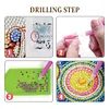 5X Diy Diamant Peinture Porte-Cl&eacute;s Mignon Dessin Anim&eacute; Broderie Artisanat