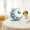 (US Local)Acrylic Special Shaped Double Sided Effect Christmas Theme Desktop Diamond Art Kit