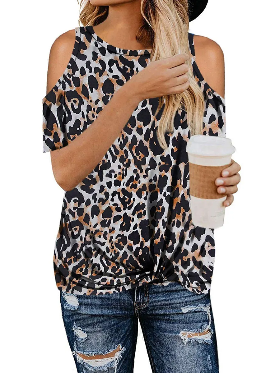 Casual Style Leopard T-shirt