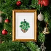 12pcs Plants DIY Mini Square Diamond Painting Set 14x18cm