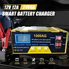 12V 12A 24V 6A Battery Charger Pulse Repairing Auto Battery Trickle Maintainer