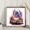 Dragons And Books - 14CT Stamped Cross Stitch - 50*50cm