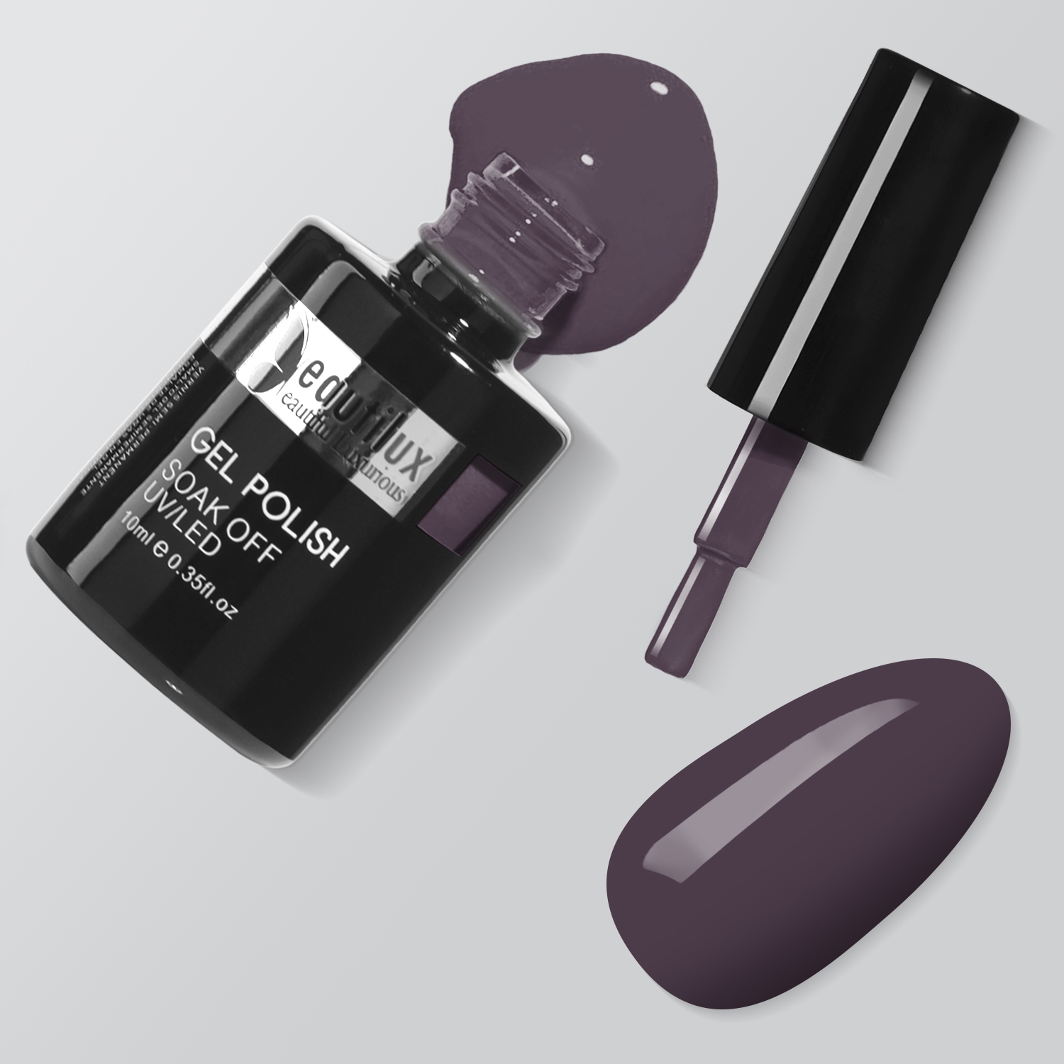 HEMA& TPO Free Nail Gel Polish Color 10ml Winter Collection-Basalte
