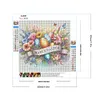 >SALE<5D DIY Full Round Drill Diamond Painting Happy Easter Kit Home Decor Art 30x30cm