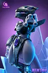 Legendary Pokemon Series Armor Mewtwo with LED - Pokemon Resin Statue - Fairy Studio