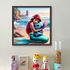 Princess Ariel And Stitch - 11CT Stamped Cross Stitch - 40*40cm - Disney