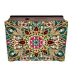 Mandala Butterfly Diamond Painting Money Saving Box Wooden Coin Bank Desktop Diamond Art Kits