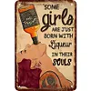(Multi Style)Beer Girl - Vintage Metal Signs - 20*30cm