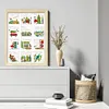 [Brand]Christmas Vacation - 14CT Stamped Cross Stitch - 36*47cm - Xmas