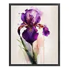 Iris Flower-11CT Stamped Cross Stitch 40*50cm