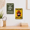 2PCS Smokey Bear - Vintage Metal Signs Set - 20*30cm/30*40cm - Warning