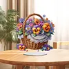 (US Local)Flower Double Sided Effect Table Top Diamond Painting Desktop Ornaments Kit(Phalaenopsis)