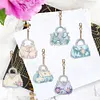6PCS Diamond Painting Keychains Special Shape Double Sided Diamond Art Ornaments Kit