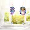 2pcs Crystal Light Catcher Diamond Painting Owl Suncatcher Hanging Kits