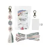 Daisy Flower Keychain Making Kits with Instruction Macrame Keychain Kit DIY Macrame Kits for Beginners Adults Handbags DIY Ornament Decor