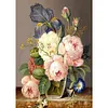 Flowers - 11CT Stamped 3 Strands Cross Stitch 50*40cm/19.69*15.75in