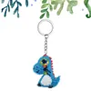 Bead Embroidery - Dinosaur Beaded Counted Cross Stitch Keyring