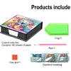Butterfly Leather Diamond Art Note Box with 160 Sheets of Paper for Beginners