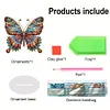(US Local)5D DIY Special Shape Diamond Painting Desk Ornament Gorgeous Butterfly Decor Kit