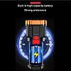 P7900 Super Bright Flashlight Portable USB Waterproof Hiking Searchlight