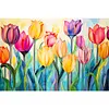 (Multi-Syle)Flower-Paint by Numbers Acrylic Painting(Multi-Size)
