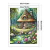 >SALE<Mushroom House Printed Cross Stitch Kit 50x65cm DIY 11CT Thread Art Needlework