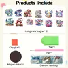 12PCS DIY Diamond Art Refrigerator Sticker Kits for Home Decor (Gnome)
