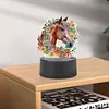 Cute Animal Diamond Painting LED Lamp Diamond Painting Night Light (Horse)
