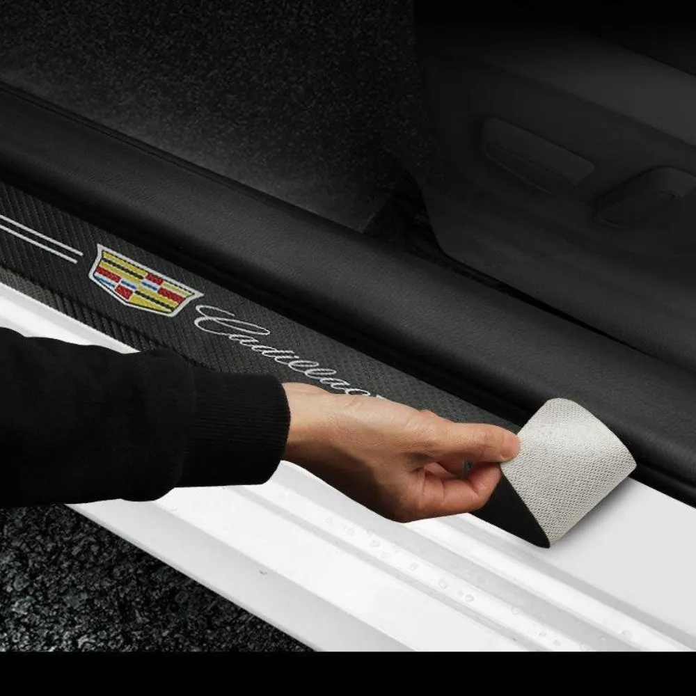 Carbon Fiber Car Threshold Sticker (4PCS)