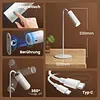 Wireless Desk Lamp Portable Magnetic Detachable LED Book Lamp Dimmable Touch Desk Lamp Magnetic 360&deg; Adjustable Reading Lamp Wall Lamp Desk Lamp